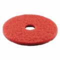 Overtime 14 in. dia Standard Buffing Floor Pads - Red, 5PK OV3746230
